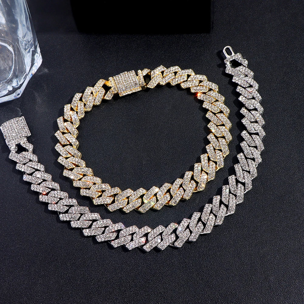 Iced Out Cuban Link Bracelet