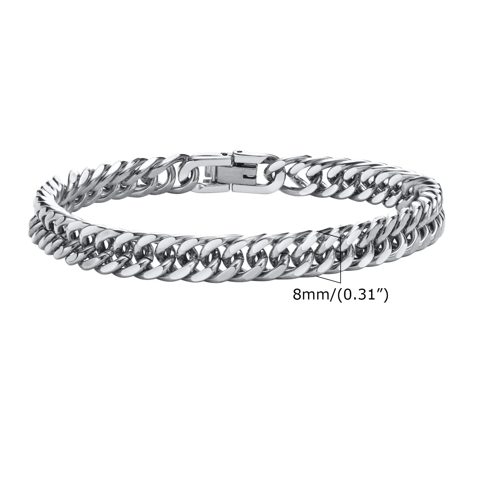 Stainless Steel Cuban Bracelet