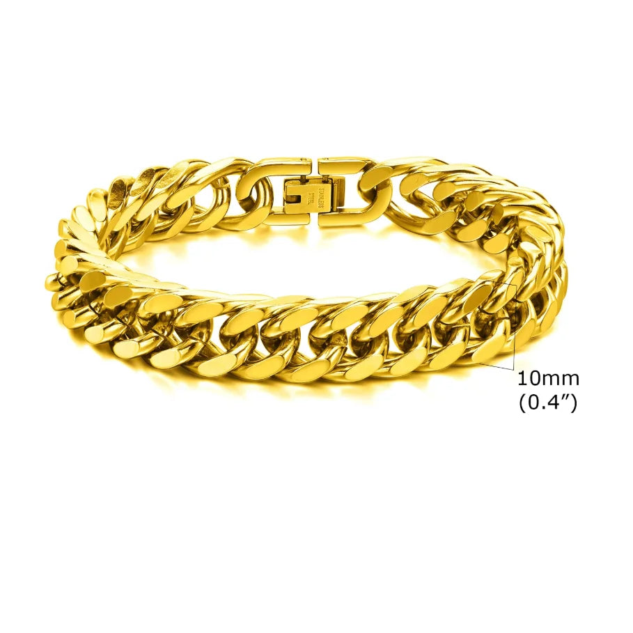 Stainless Steel Cuban Bracelet