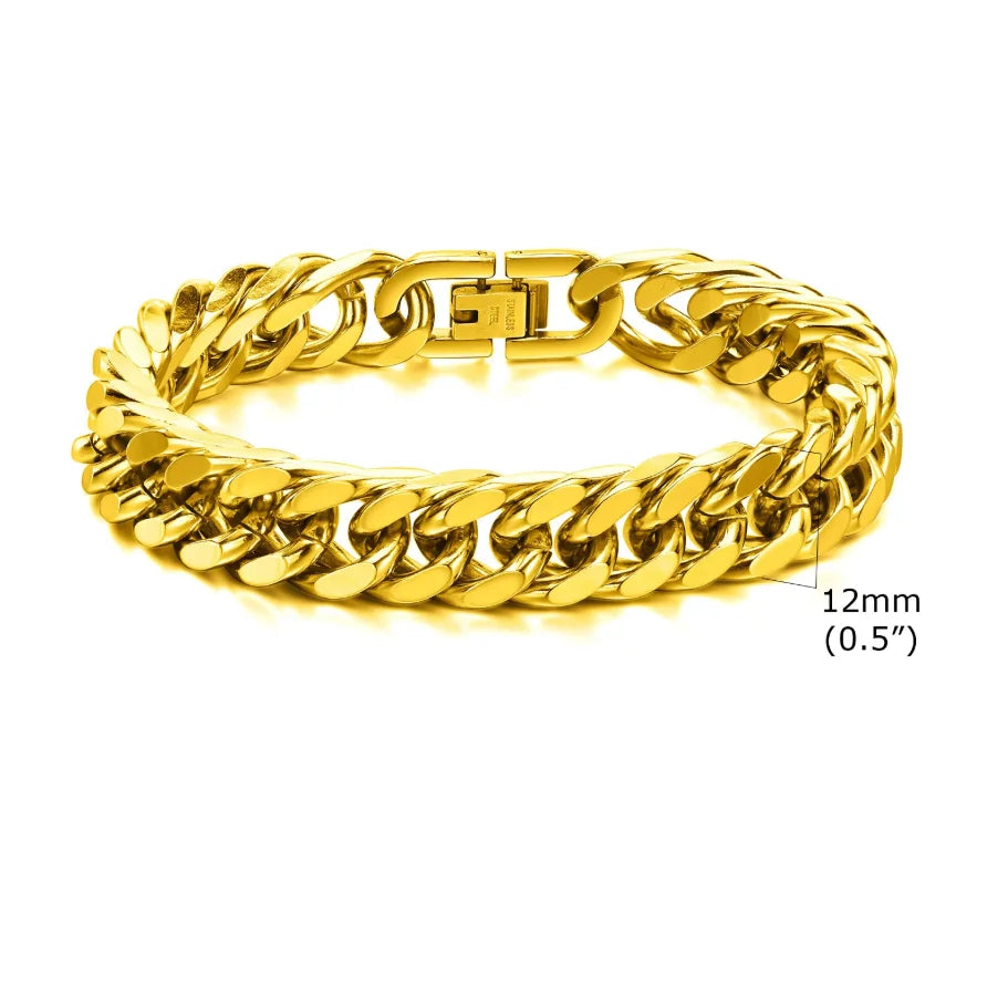 Stainless Steel Cuban Bracelet Vnox Stainless Steel Cuban Bracelet for