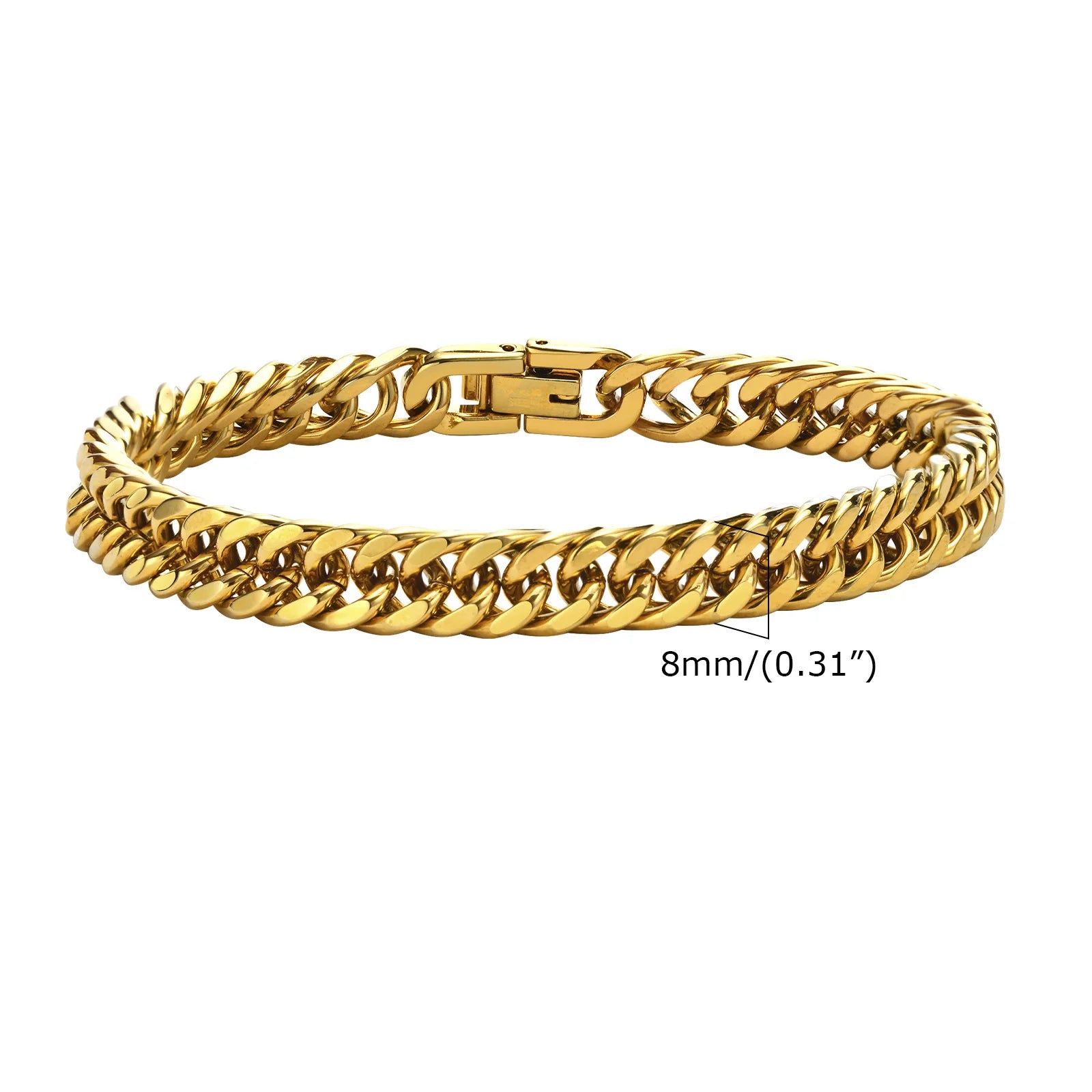 Stainless Steel Cuban Bracelet