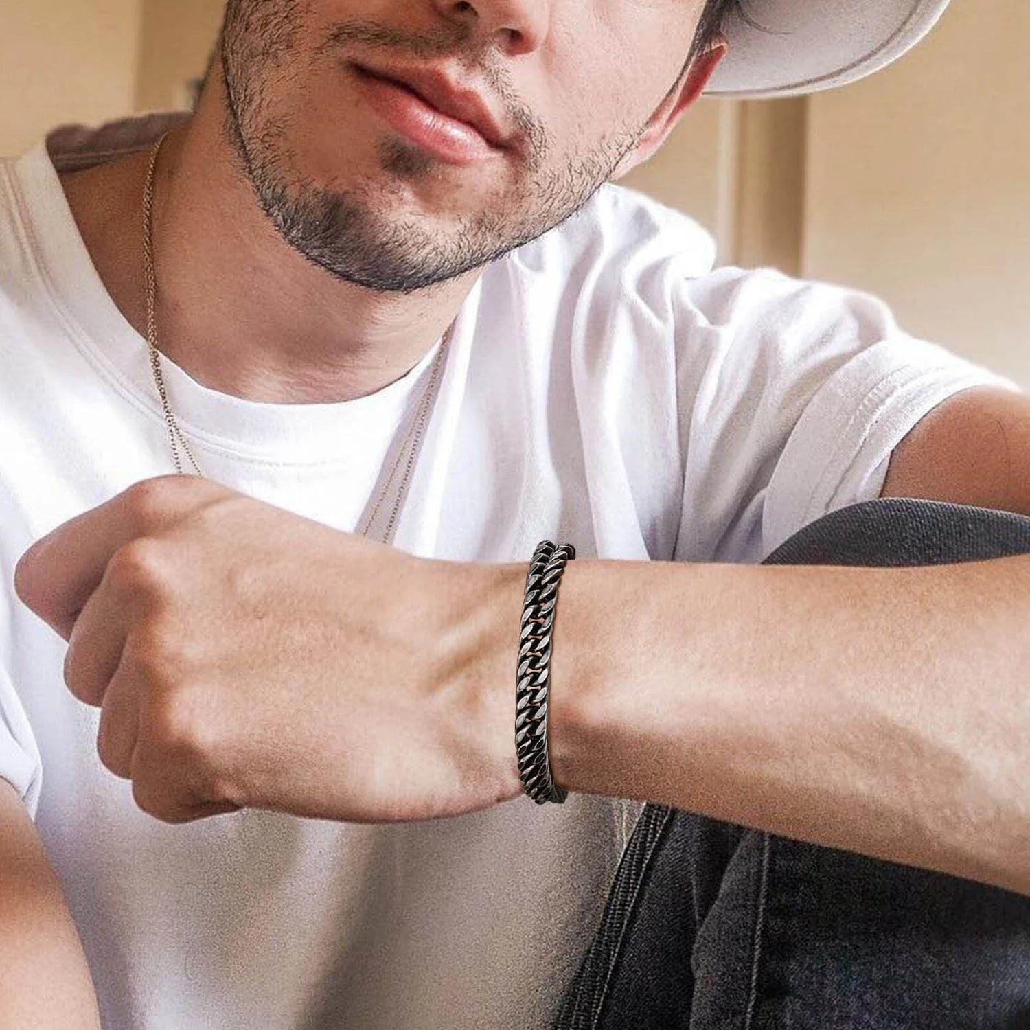 Stainless Steel Cuban Bracelet