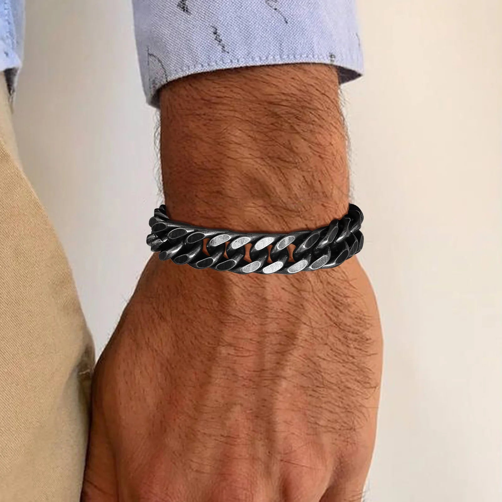 Stainless Steel Cuban Bracelet