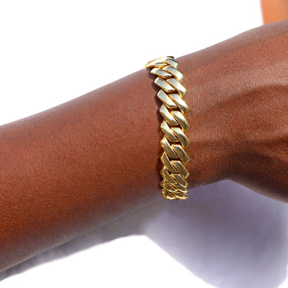 Iced Out Cuban Link Bracelet