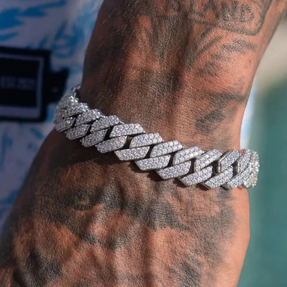 Iced Out Cuban Link Bracelet