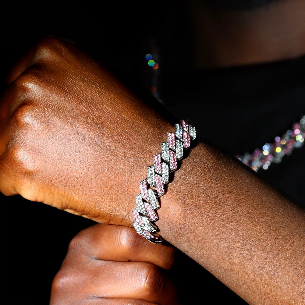 Iced Out Cuban Link Bracelet