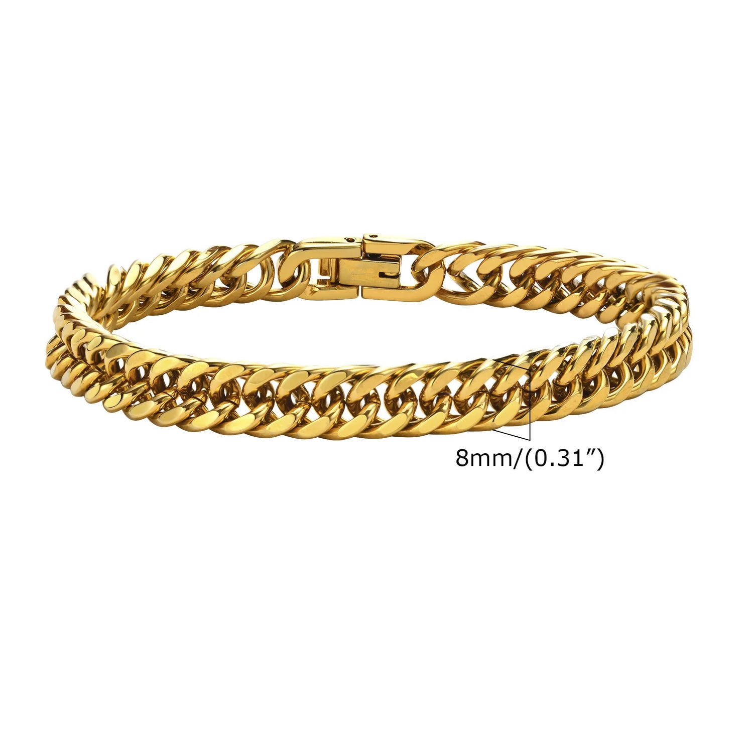 Stainless Steel Cuban Bracelet