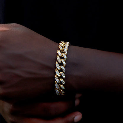 Iced Out Cuban Link Bracelet