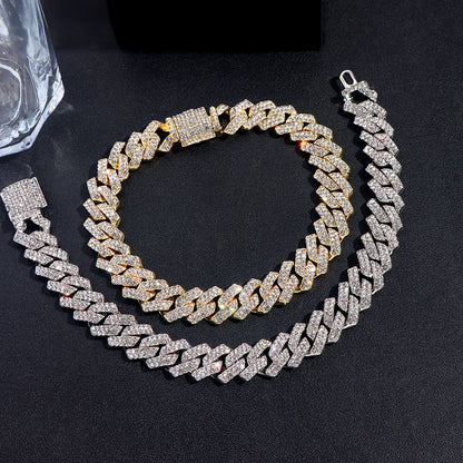 Iced Out Cuban Link Bracelet
