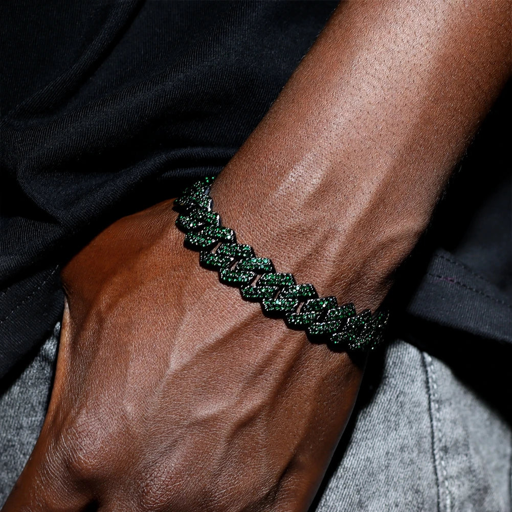 Iced Out Cuban Link Bracelet
