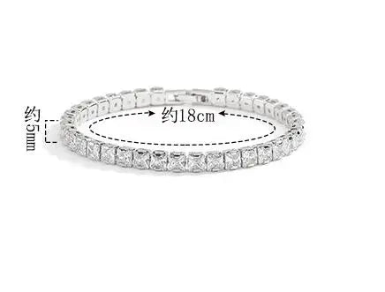 Real Moissanite Bracelet S925 Sterling Silver | Luxury Jewelry