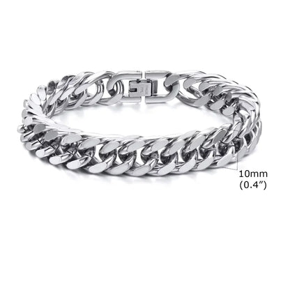 Stainless Steel Cuban Bracelet