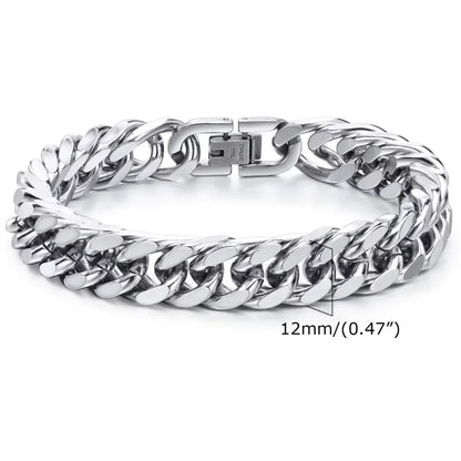 Stainless Steel Cuban Bracelet