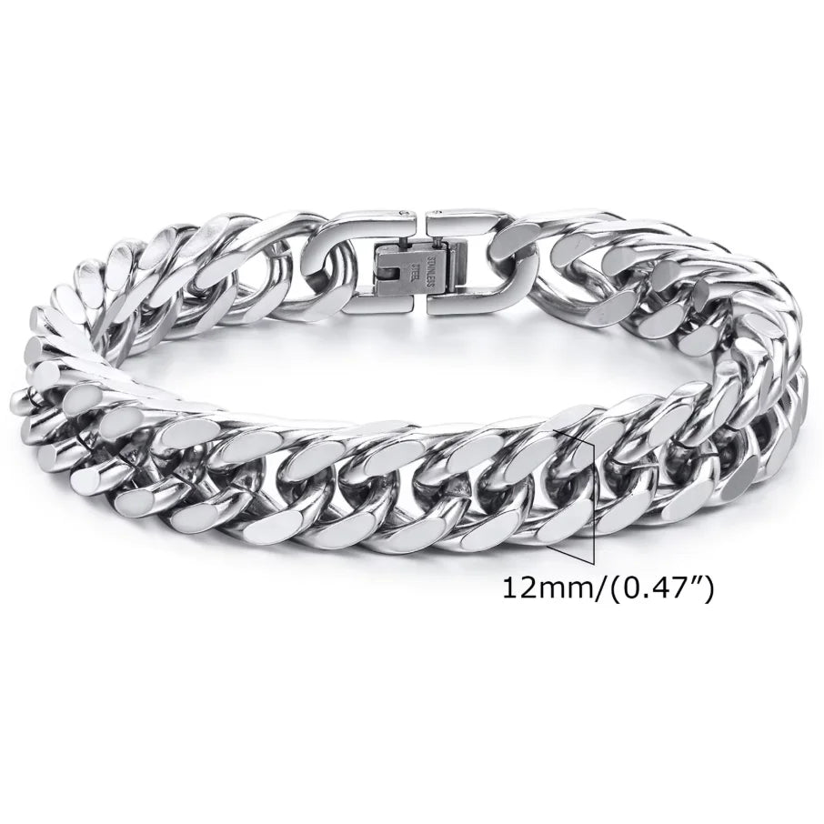 Stainless Steel Cuban Bracelet