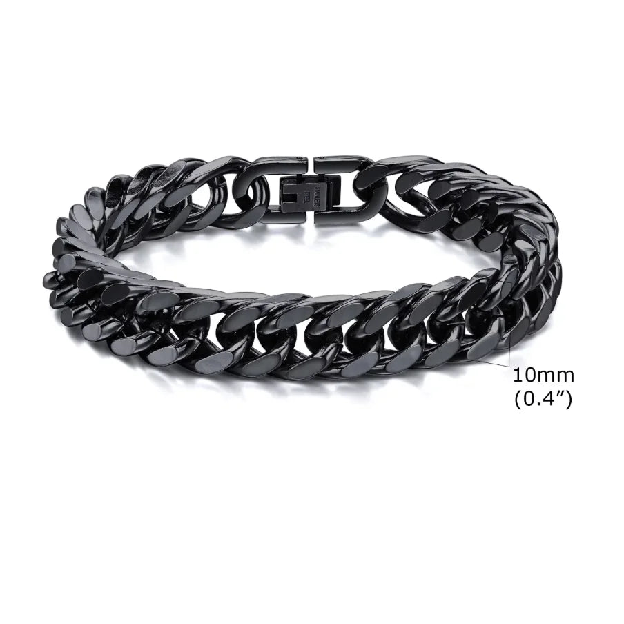 Stainless Steel Cuban Bracelet