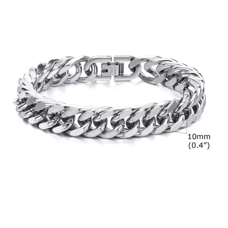 Stainless Steel Cuban Bracelet