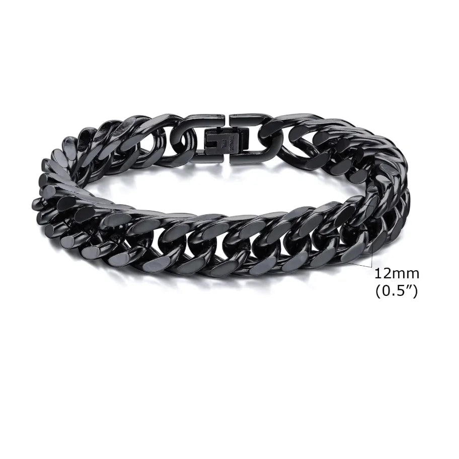 Stainless Steel Cuban Bracelet
